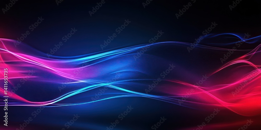 Fototapeta premium Abstract colorful light streaks design