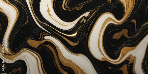 This elegant marble design with deep black and golden ocean wave patterns transforms your space into a luxurious retreat, offering both aesthetic beauty and a sense of tranquility and peace."