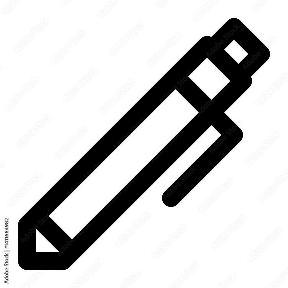 pen pencil stationery office. minimalist outline icon for web and app pen pencil stationery office. minimalist outline icon for web and app