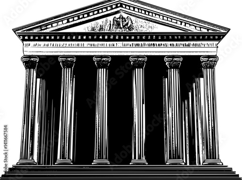 Fantasy architecture of Bank, Bank vector image