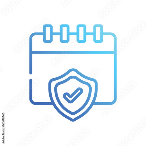 Period Time Icon vector stock illustration