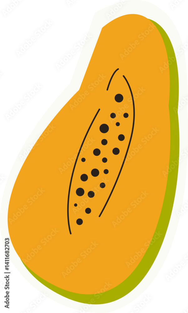 Fruit Simple Stiker Fruit Simple Stiker