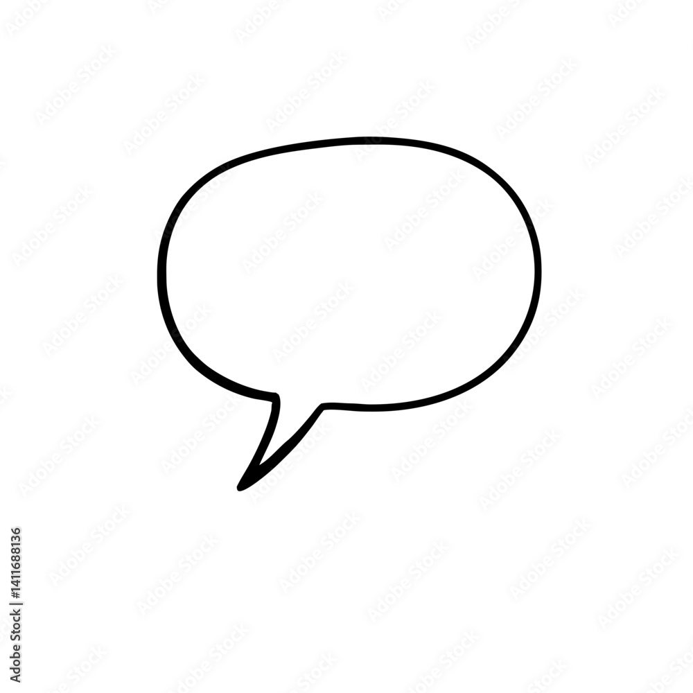 Minimalist Speech Bubble Design for Communication Themes in Digital Applications Minimalist Speech Bubble Design for Communication Themes in Digital Applications