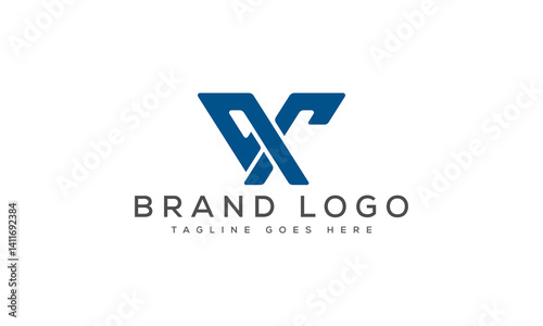 Free Download letter QX logo design vector template design for brand. - GFXLoad