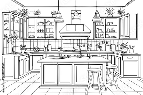 Dairy coloring book interior, Dairy vector image
