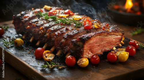 grilled beef steak