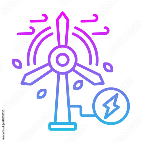 Eolic Energy Icon