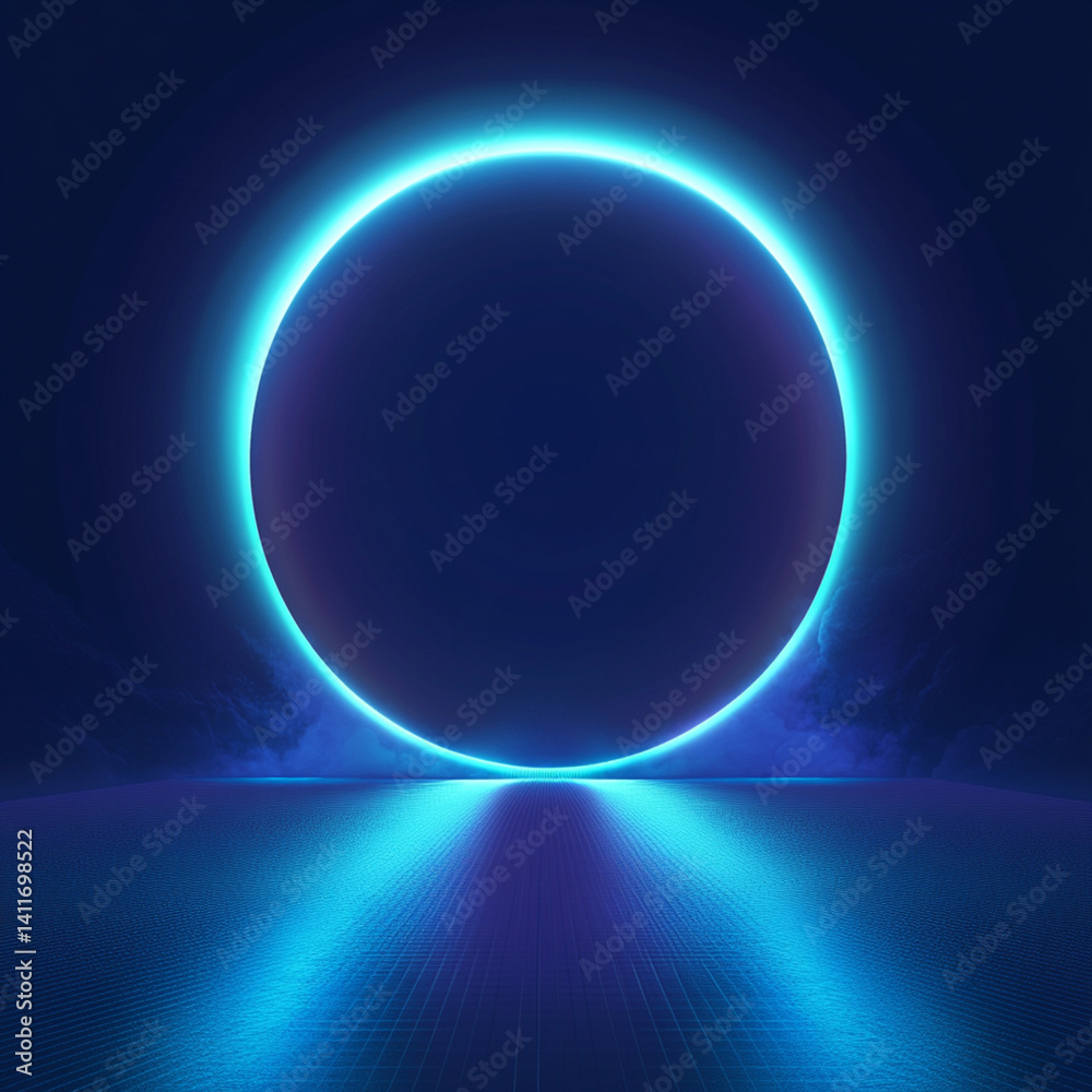 Obraz premium Ethereal Glowing Circle