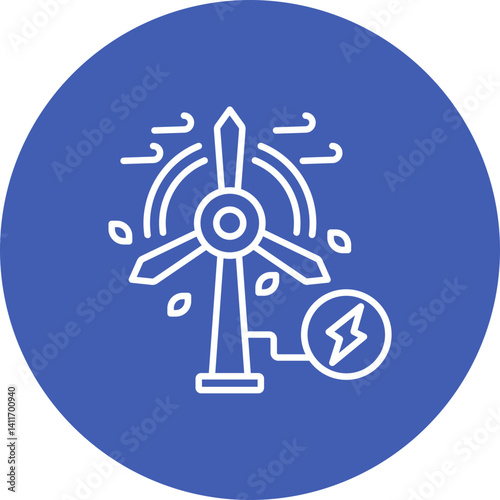 Eolic Energy Icon