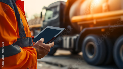 Logistics coordinator managing the transport of lithium ore from mine to refinery. Featuring supply chain management