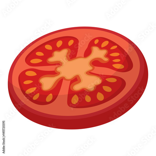 Tomato Slices Illustration
