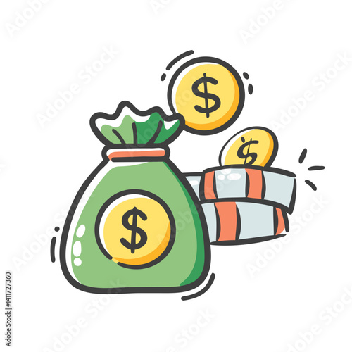 stimulus package icon, stimulus package vector illustration-simple illustration of stimulus package, perfect for stimulus package logos and icons