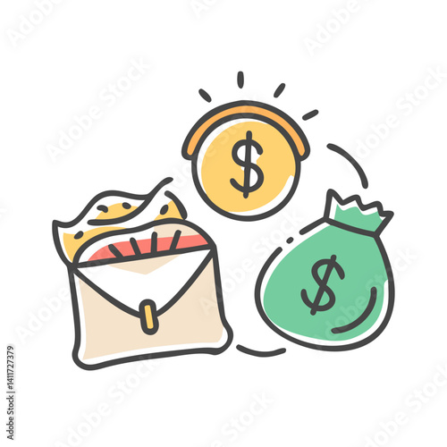 stimulus package icon, stimulus package vector illustration-simple illustration of stimulus package, perfect for stimulus package logos and icons