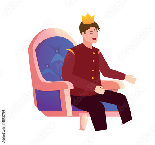 princess in throne