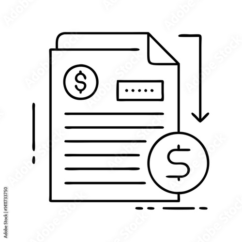 Financial Document Processing and Transaction Record for Payment Processing and Accounting