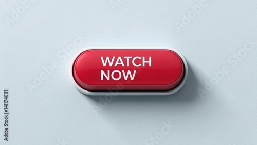 Modern Watch Now Button for YouTube and Social Media