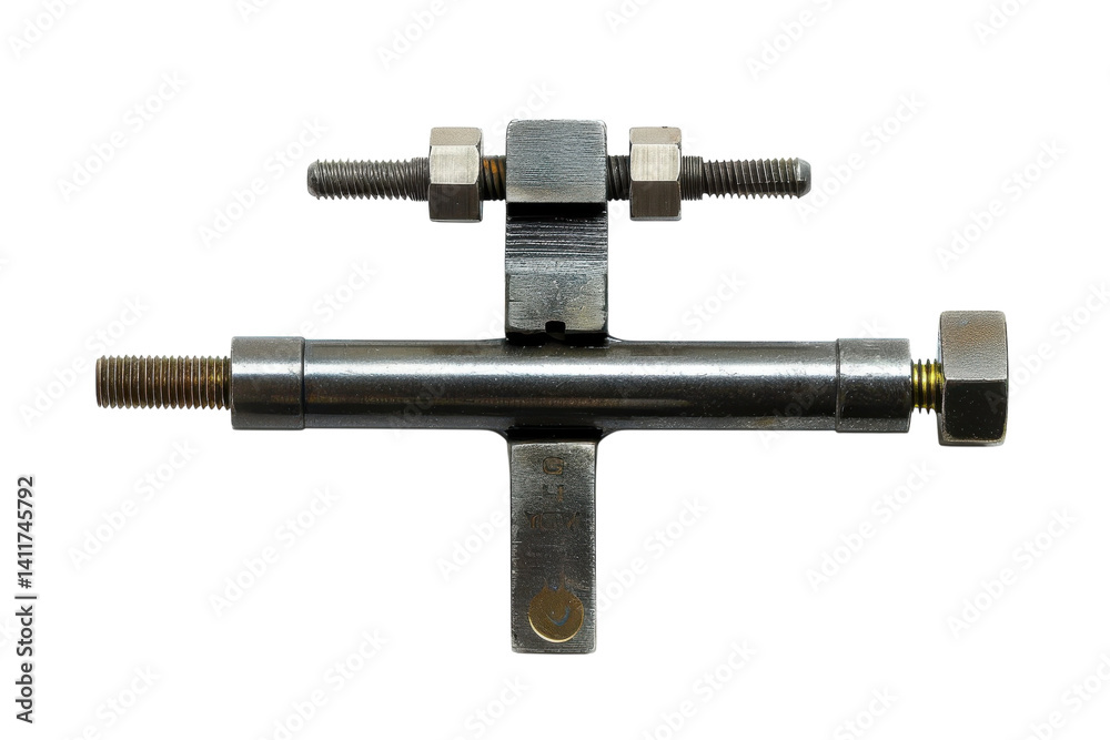 Industrial machinery component resting on a neutral background showcasing intricate engineering details and functional design isolated on transparent background Industrial machinery component resting on a neutral background showcasing intricate engineering details and functional design isolated on transparent background