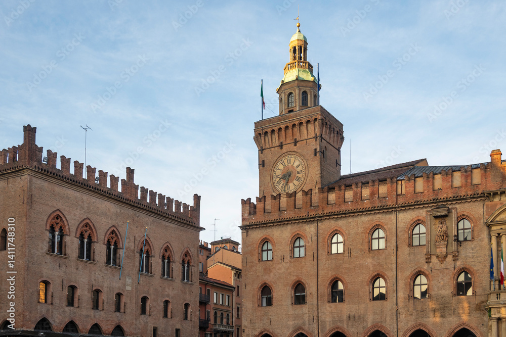 Fototapeta premium The old town of Bologna, Emilia-Romagna, Italy