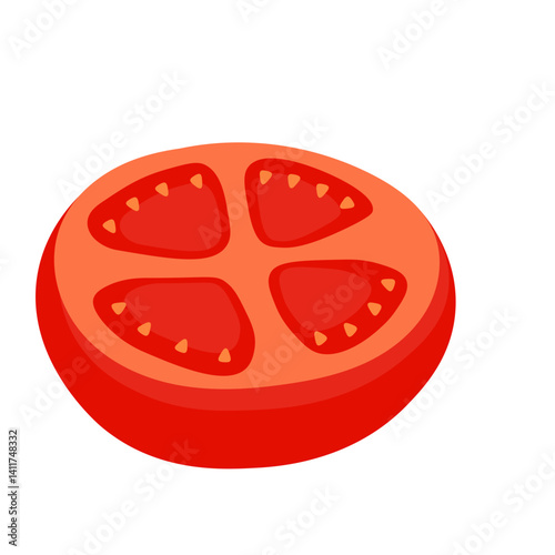 Tomato Slices Illustration