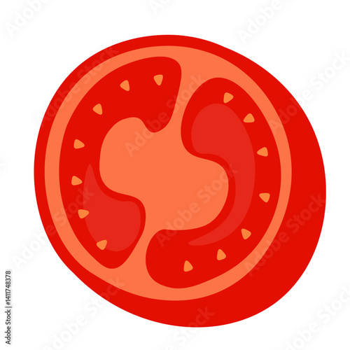 Tomato Slices Illustration