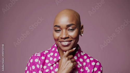 The Confident Bald Beauty