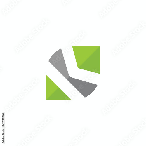 Free Download Initial K with leaf - GFXLoad