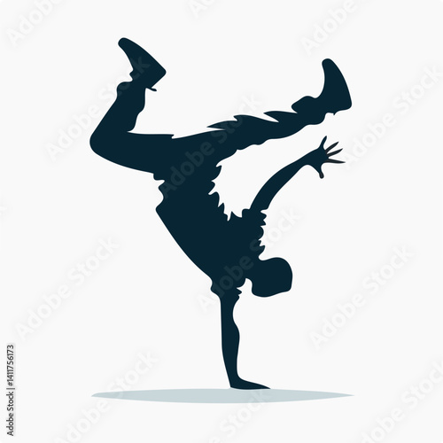 vector illustration of a dancer