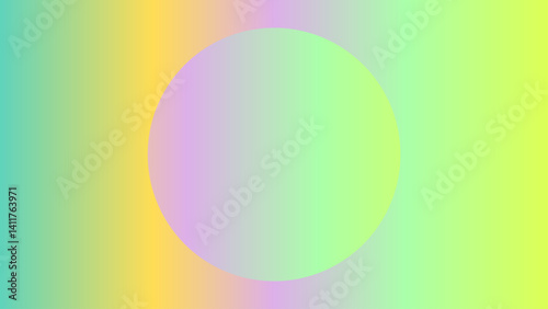 Abstract background with colorful gradient circle or bubble. Funny elegant minimal wallpaper.with pastel color. 