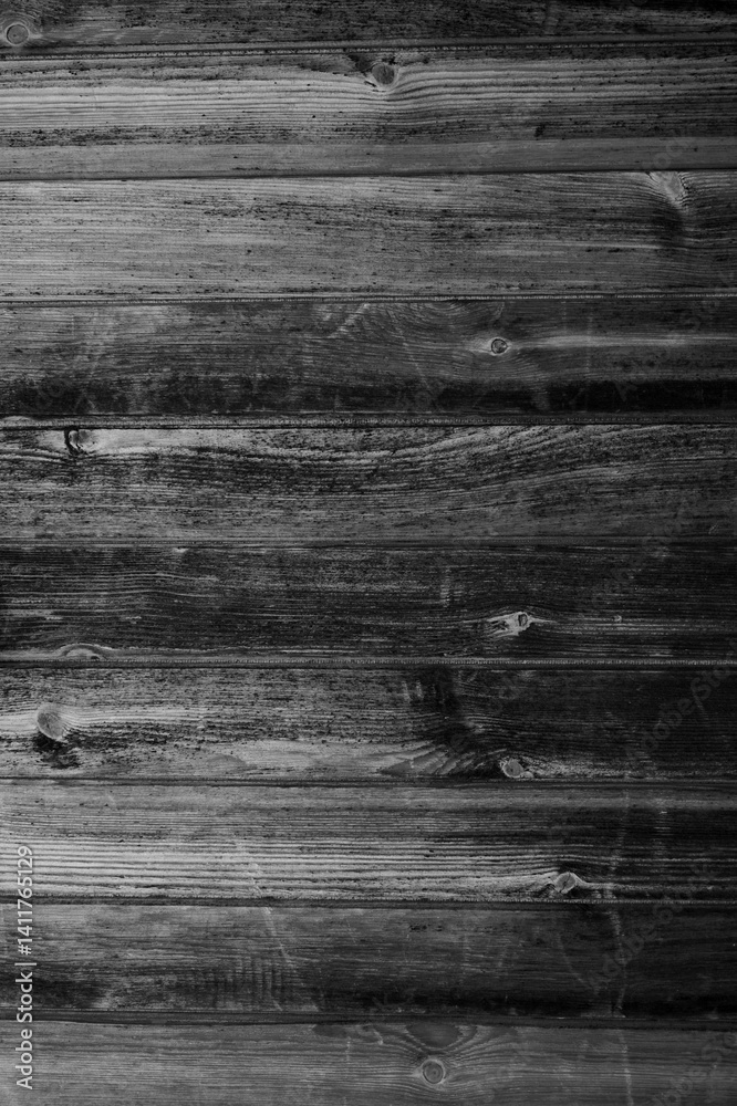 Naklejka premium Rustikale Holztextur in schwarz grau als Hintergrund