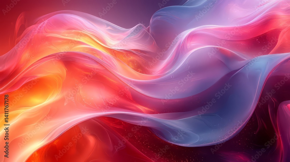 Vibrant abstract waves of color flowing gracefully, creating a dynamic and visually striking backdrop perfect for creative projects. Vibrant abstract waves of color flowing gracefully, creating a dynamic and visually striking backdrop perfect for creative projects.