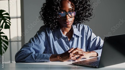 The Woman Using Laptop