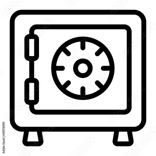 safebox icon for illustration