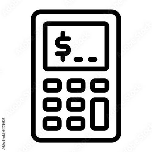 calculate icon for illustration