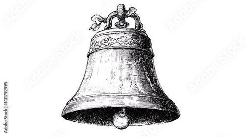 Antique Bell Illustration