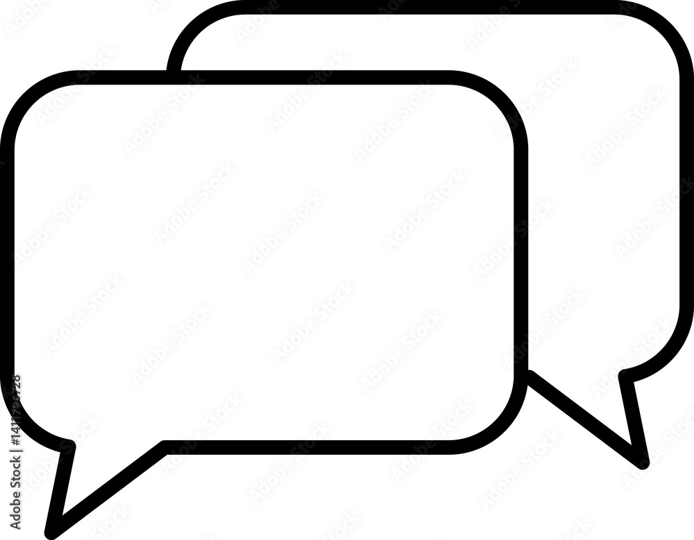 Cloud Speech bubbles icon Cloud Speech bubbles icon