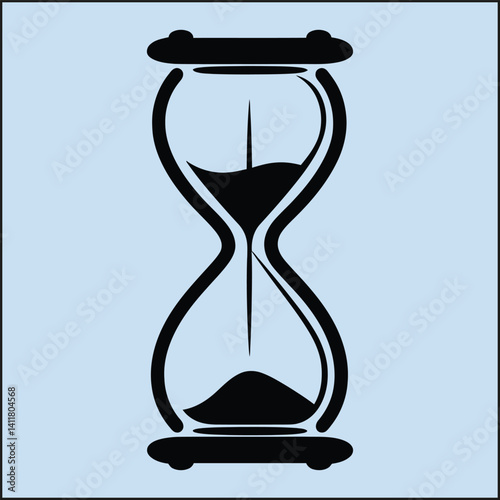 
Silhouette of an Hourglass, Sand