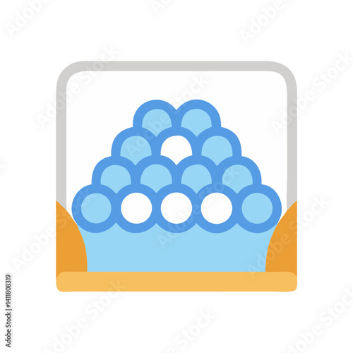 Ball Pit Icon Representing Indoor Play and Children's Recreational Activity