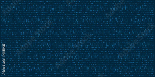 Binary Background. Abstract binary background for hackathon and other digital events.