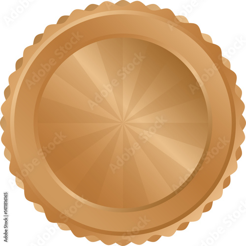 Bronze Medal Badge Element
