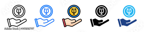 Psychology Icon Set Multiple Style Collection