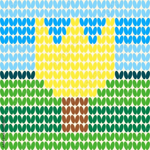 Fabric pattern, wool pattern, pattern, knitting pattern, background