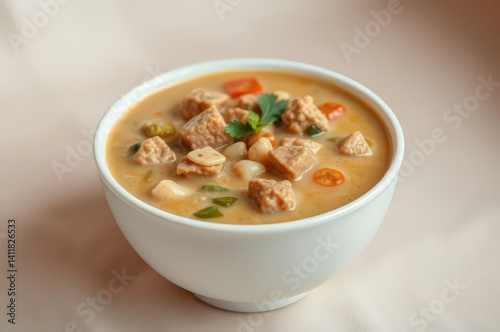Groundnut Soup Presentation photo