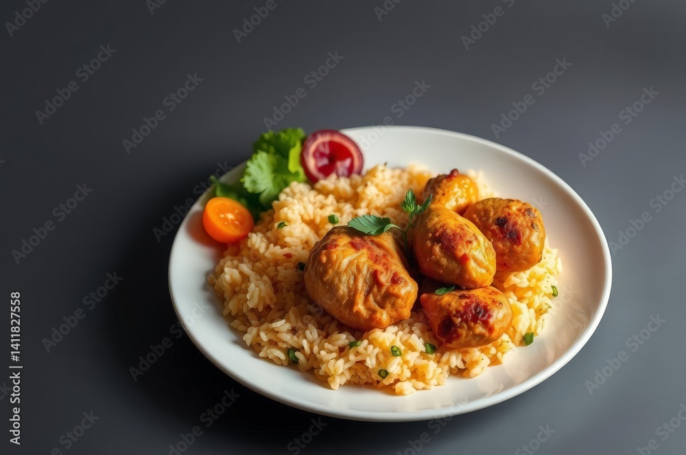 Elegant Arroz con Pollo Presentation Elegant Arroz con Pollo Presentation