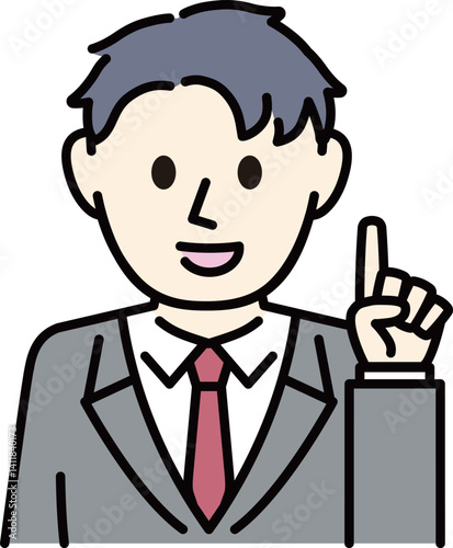 スーツの男性