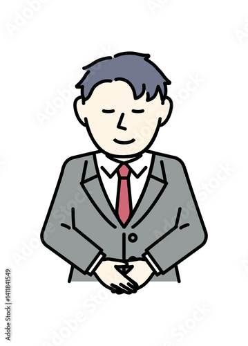 スーツの男性