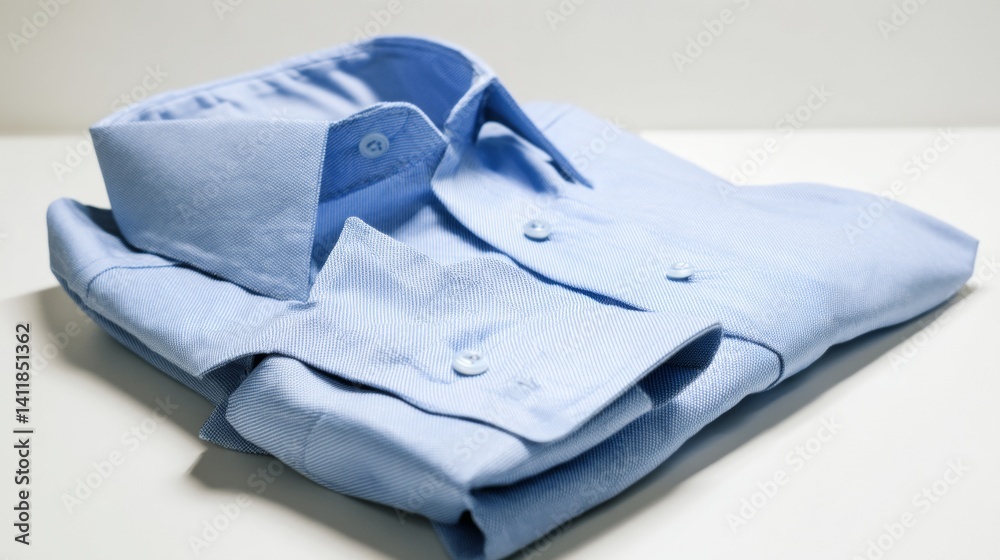 blue color t-shirt mockup white background