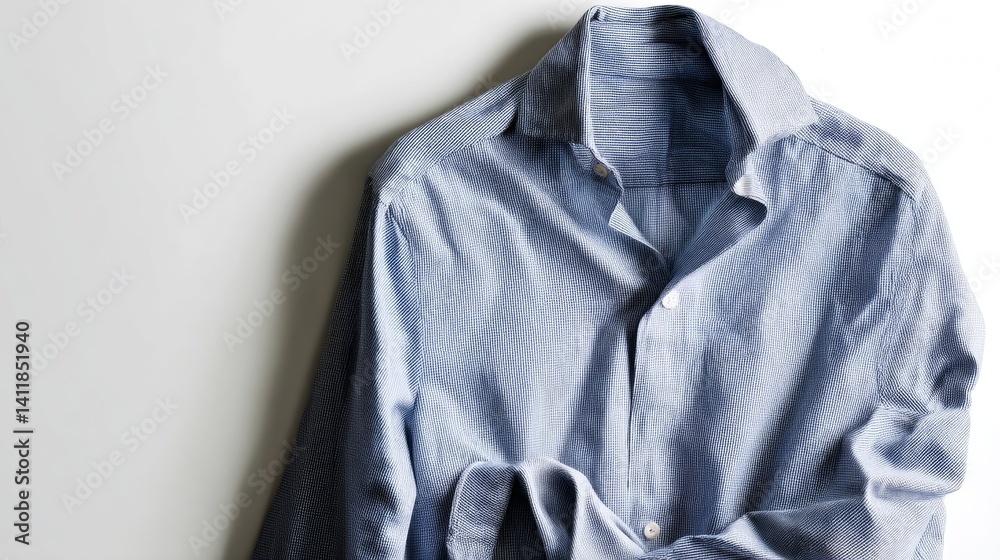 blue color t-shirt mockup white background