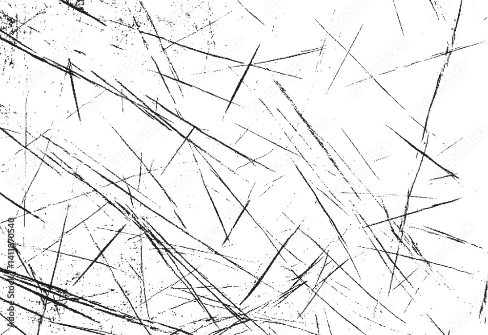 Dirty monochrome pattern of the old worn surface. Abstract illustration texture of cracks, chips, dot. Grunge background of black and white.	