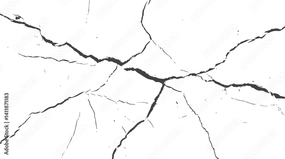 Texture soil dry crack Sketch crack texture. Cracked barren desert earth on transparent background. crack concrete white wall.
Texture soil dry crack Sketch crack texture. Cracked barren desert earth on transparent background. crack concrete white wall.