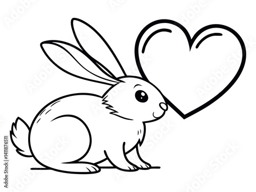 Vector icon of Cruelty Free. This icon features a bunny, representing animal welfare and cruelty-free products. Suitable for cosmetics, skincare, and ethical product promotion.